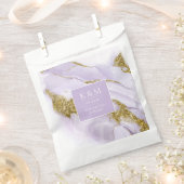 ラックスインクラベンダー抽象芸術ID990 フェイバーバッグ (クリップ留めされた状態)