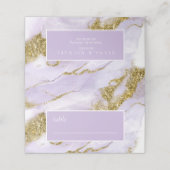 ラックスインクラベンダー抽象芸術ID990 プレイスカード (外部開封)