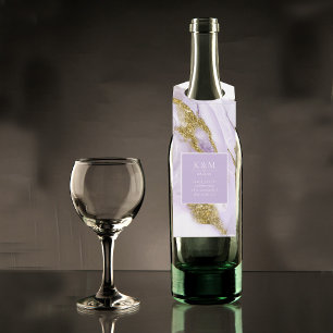 ラックスインクラベンダー抽象芸術ID990 ボトルネックタグ