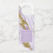 ラックスインクラベンダー抽象芸術ID990 ボトルネックタグ (正面)