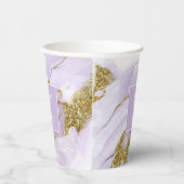 ラックスインクラベンダー抽象芸術ID990 紙コップ (右)