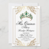 ラックスエレガントフォトキンセアニェラ金ゴールドティアラ 招待状 (正面)