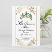 ラックスエレガントフォトキンセアニェラ金ゴールドティアラ 招待状 (スタンド正面)