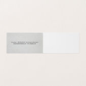 ラックスエレガントメタリック・トリム付きレザー 名刺 (内部フラット)