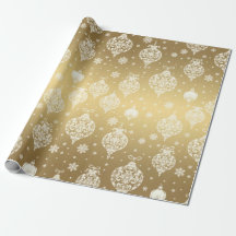 ラックスエレガント金ゴールドホワイトクリスマスオーナメント