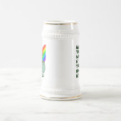 ラックスオブザアイリッシュカスタムセントパトリックのビールマグ ビールジョッキ (中央)