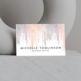 ラックスカラフル紙吹雪雨模様 名刺