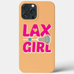 ラックスガールラクロススティックキュートラックスプレーヤーラクロス iPhone 13 PRO MAXケース