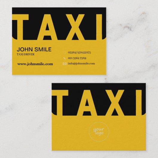 ラックスキャブ 名刺 (正面/裏面)