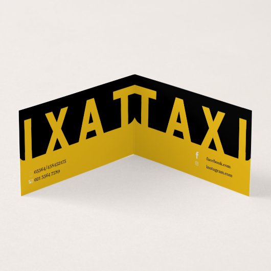 ラックスキャブ 名刺 (内部)