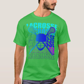 ラックスクラブチームプレーヤーファンコーチラクロス4 Tシャツ