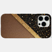 ラックスグリッターガード(グリッター – レザー) Case-Mate iPhoneケース (裏面 (横))