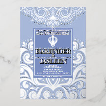 ラックスグリッターブルーシルバーシーク結婚アナンド