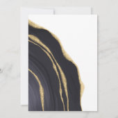 ラックスグレイ黄金結婚瑪瑙 招待状 (裏面)