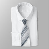 ラックスグレーシルバーグリッター抽象芸術パーティーネックタイ ネクタイ (タイ)