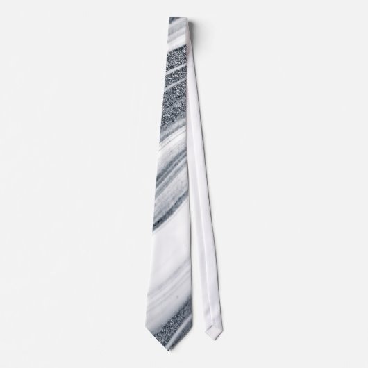 ラックスグレーシルバーグリッター抽象芸術パーティーネックタイ ネクタイ (正面)