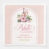 ラックスゴールドスクリプトペタル＆プロセッコシャワーナプキン (正面)