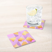 ラックスジオメトリックシェイプスクエア紙コースター スクエアペーパーコースター (インサイチュ)