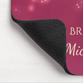 ラックスダークピンクの魅力《写真》ぼけ味キラキラの名前 マウスパッド (コーナー)