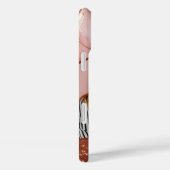 ラックスバラ金ゴールドグリッターマーブルフォト Case-Mate iPhoneケース (裏面 / 右)