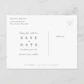 ラックスバラ金ゴールドヴィンテージ植物保存日 案内ポストカード (裏面)