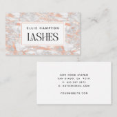 ラックスバラ金ゴールド大理石美しいラッシュ名刺 名刺 (正面/裏面)