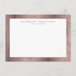 ラックスバラ金ゴールド紙吹雪レインパターンフラットノテカード ノートカード