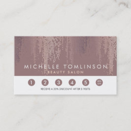 ラックスバラ金ゴールド紙吹雪レインパターンロイヤリティカード ロイヤリティカード