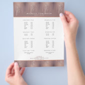 ラックスバラ金ゴールド紙吹雪レインパターン チラシ (手)