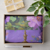 ラックスパープルコルセットドレス型枠フローラデクページ 薄葉紙 (ギフト)