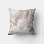 ラックスパープル薄紫銀大理石クッインスパイアション クッション (裏面)