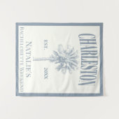 ラックスパームツリーズチャールストンコーストバチェロレッテ タペストリー (正面(横))