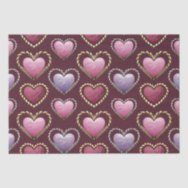 ラックスピンクハートティッシュペーパーセット 薄葉紙