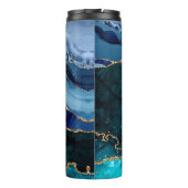 ラックスピーコックアゲート&金ゴールド タンブラー (裏面)