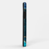 ラックスピーコックアゲート&金ゴールド Case-Mate iPhoneケース (裏面/右)