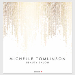 ラックスフェイク金ゴールド紙吹雪レイン美しいサロン シール