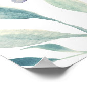 ラックスフローラアンパ結婚サンドのウェルカムサイン ポスター (角)