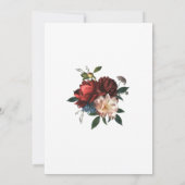 ラックスフローラエレガント退職パーティー 招待状 (裏面)