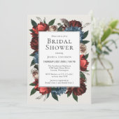 ラックスフローラフレームブライダルシャワー 招待状 (スタンド正面)