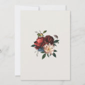 ラックスフローラフレームブライダルシャワー 招待状 (裏面)