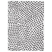 ラックスブラック紙吹雪ドットIIと金ゴールドバー クリップボード (裏面)