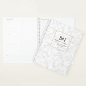 ラックスマーブルラグジュアリーバラ金ゴールドデザイナープランナー プランナー手帳 (ディスプレー)