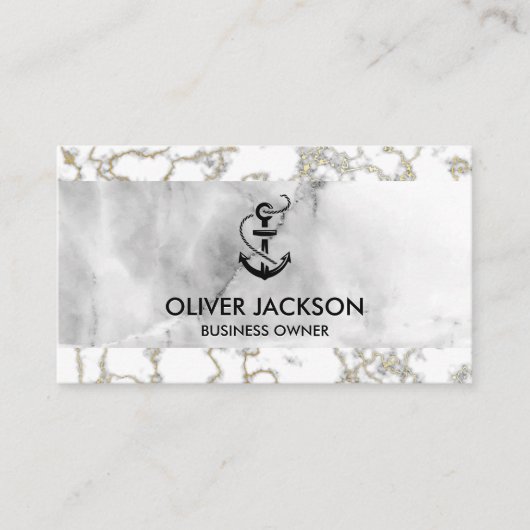 ラックスマーブル |いかりアイコン 名刺 (正面)