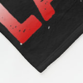 ラックスメリーマス – 醜いクリスマスラクロスサンタトナカイ フリースブランケット (角)