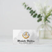 ラックスモダンエテ実在ートのプロパティのロゴ 名刺 (スタンド正面)