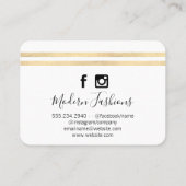 ラックスモダンストライプズ 名刺 (裏面)