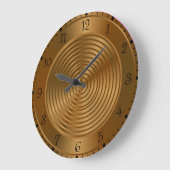 ラックスモダンデコル – タイムレスウォールアート&クロック ラージ壁時計 (傾斜)