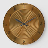 ラックスモダンデコル – タイムレスウォールアート&クロック ラージ壁時計 (正面)