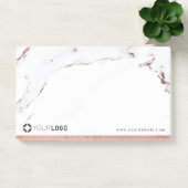 ラックスモダンフェイクバラ金ゴールド大理石会社のロゴ ポストイット (オフィス)