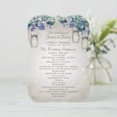 ラックス素朴ピーコック結婚式 プログラム (スタンド正面)